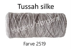 Tussah silke farve 2519 grå